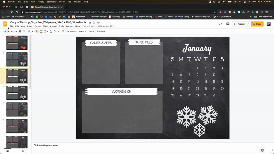 How to download a slide from google slides to insert into Jamboard as a background