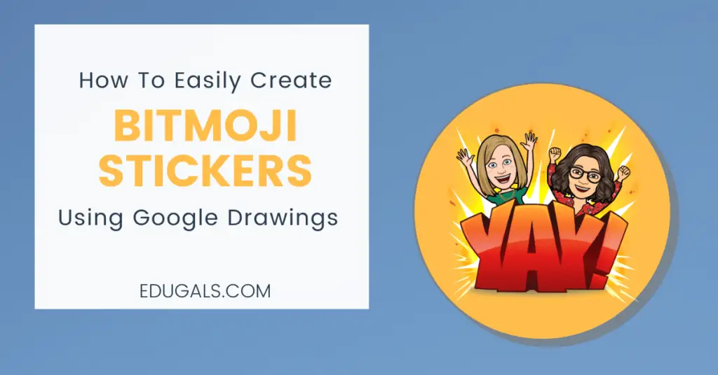 How to easily create Bitmoji stickers using Google Drawings