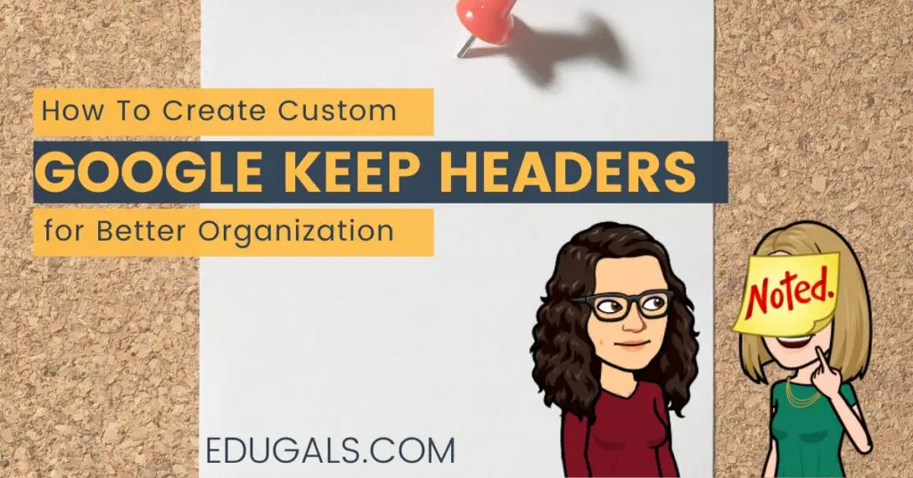 How to create custom Google Keep headers for better organization