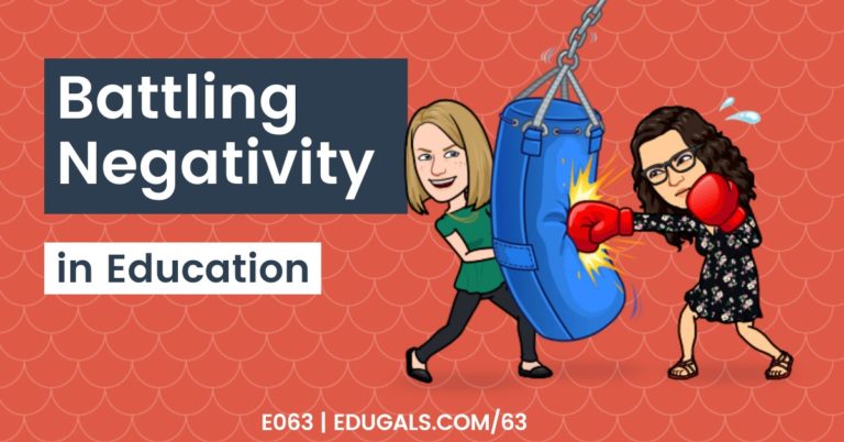 Battling negativity in education