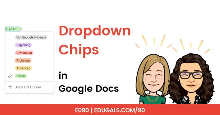 Dropdown Chips in Google Docs – E090